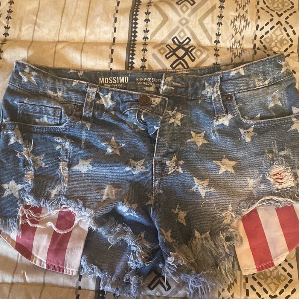 flag short shorts